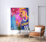 "Passing Legend" Nikola Jokic Colorful Poster