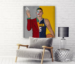"The Joker" Nikola Jokic Cartoon Poster